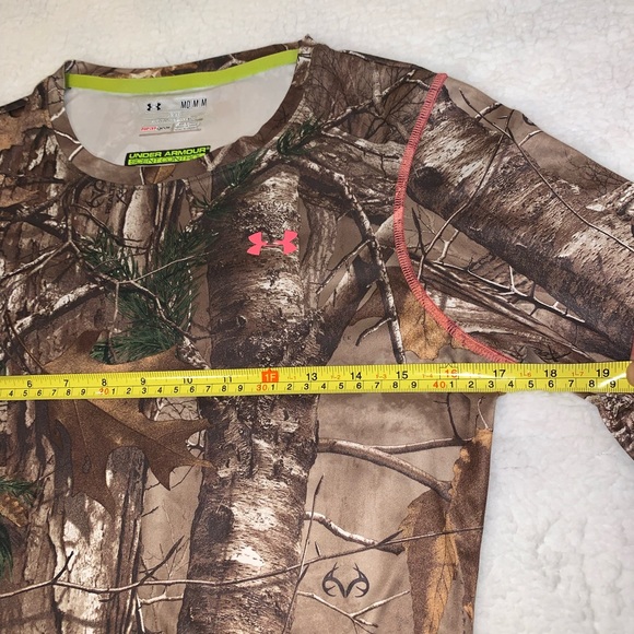 UNDER ARMOUR WOMENS SCENT CONTROL EVO HG Long Sleeve Camo Shirt. Sz Med - Picture 6 of 9